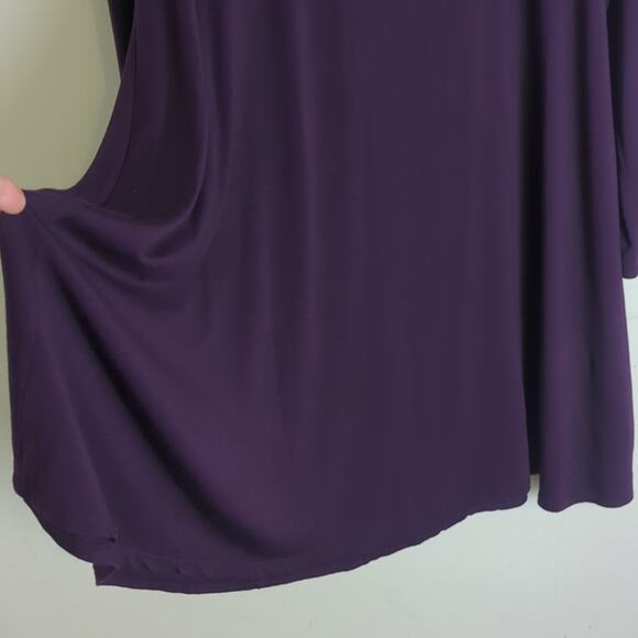 90's Revival Soft Modal Cowl Neck Shirt Dress Women's Size Medium - Picture 5 of 8